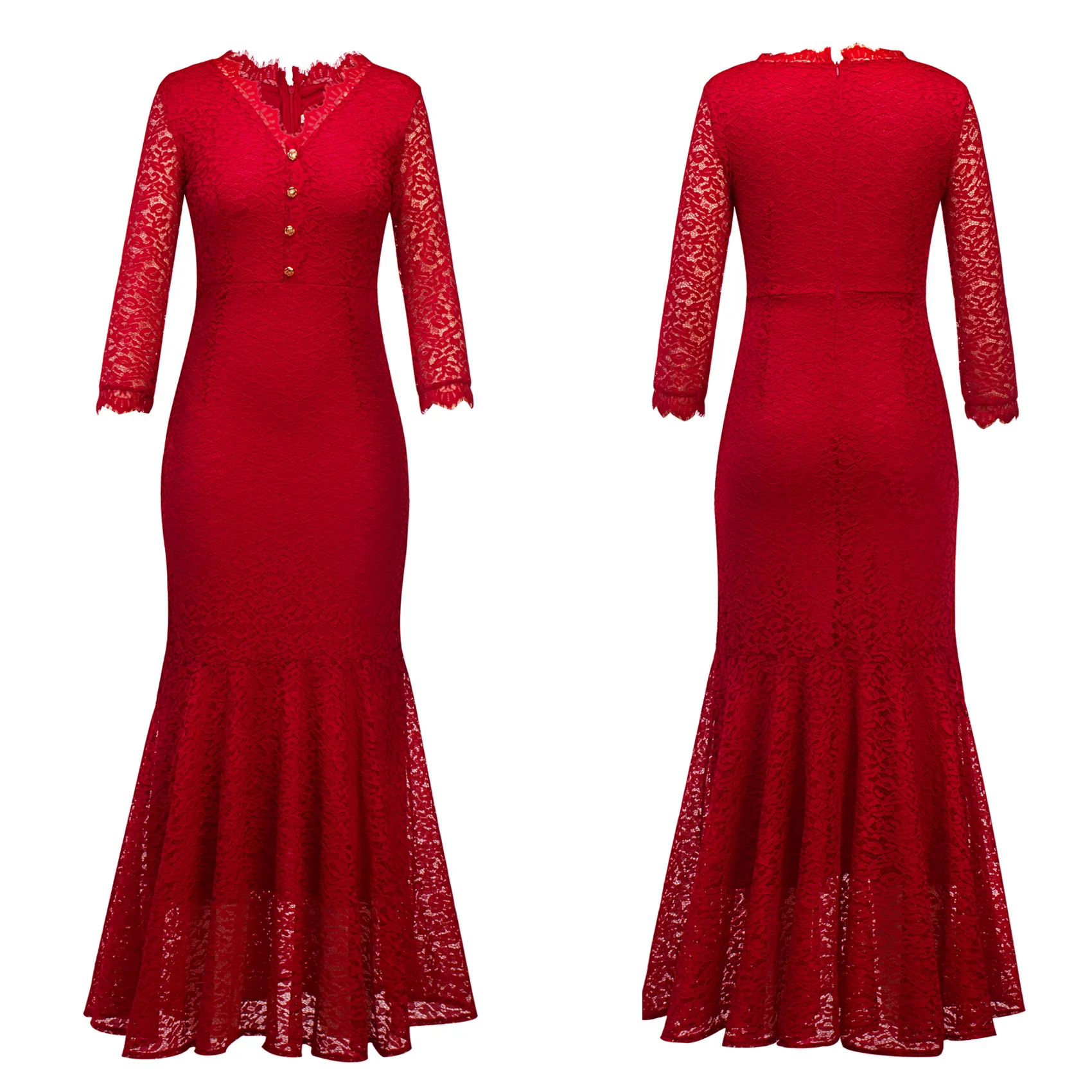 

BacklakeGirls Women Party Dresses Sexy V Neck Long Sleeve Bodycon Wedding Celebrate Event Date Out Night Occation Vestidos