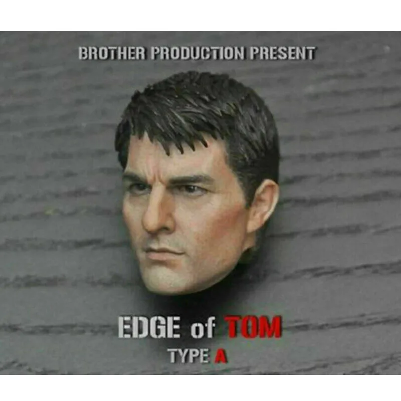 

1/6 Scale Head Sculpt Tom Cruise Male Carving Model Toy Fit 12" Male Action Figure In Stock
