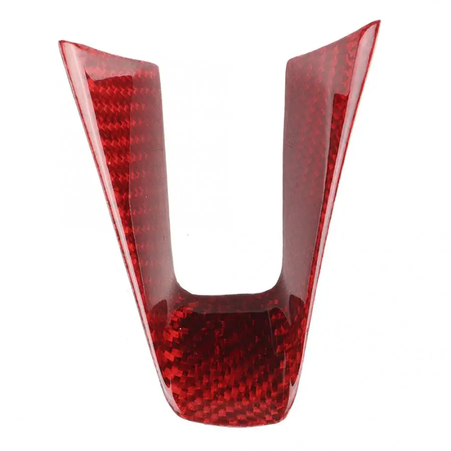 Накладка на руль красного цвета из углеродного волокна 1 шт. подходит для Alfa Romeo