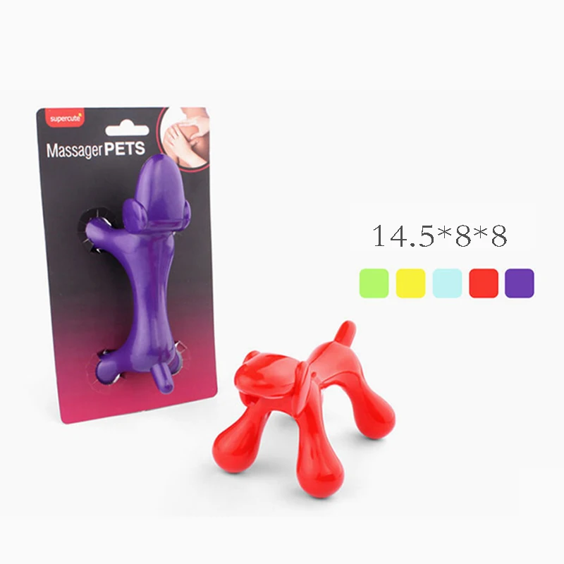 Новый пластиковый многофункциональный ручной роликовый массажер для ног лица