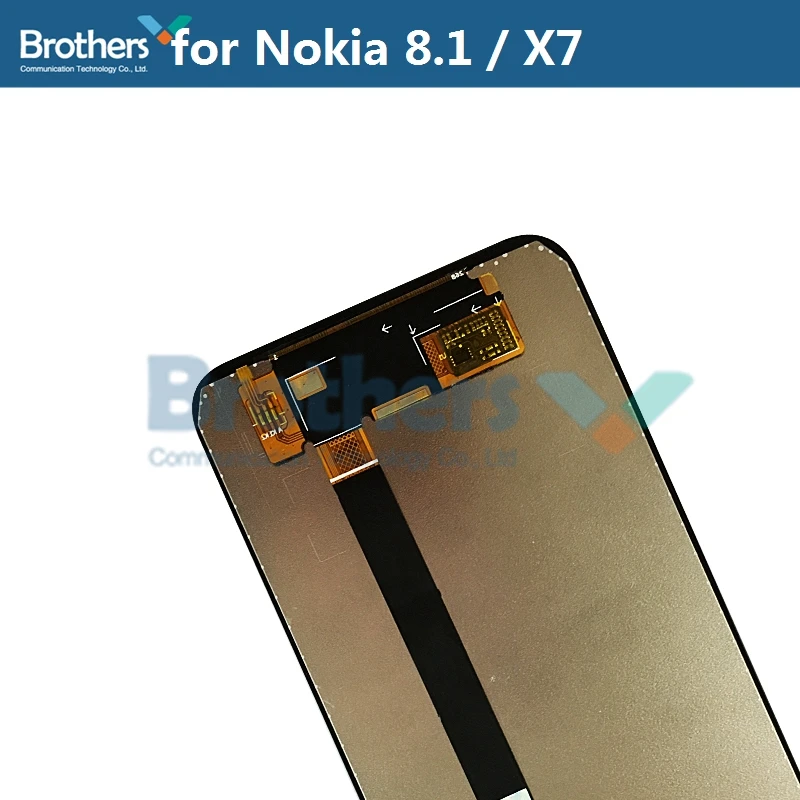 lcd screen for nokia 8 1 x7 lcd display for nokia x7 8 1 lcd assembly touch screen digitizer phone replacement part tested work free global shipping