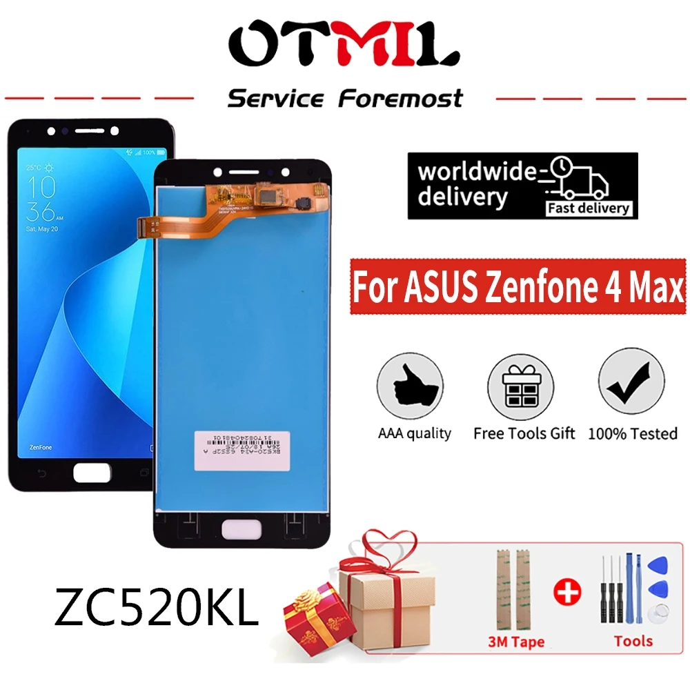 5 2 "Оригинальный дисплей для Asus Zenfone 4 Max ZC520KL ЖК-дисплей сенсорный экран