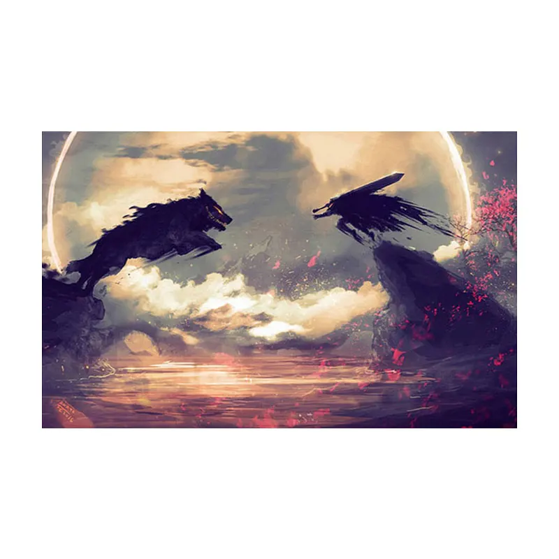 

Berserk Guts Revenge Anime Posters Superhero Figure Canvas Painting Living Room Home Bedroom Bar Decoration HD Wall Art Pictures