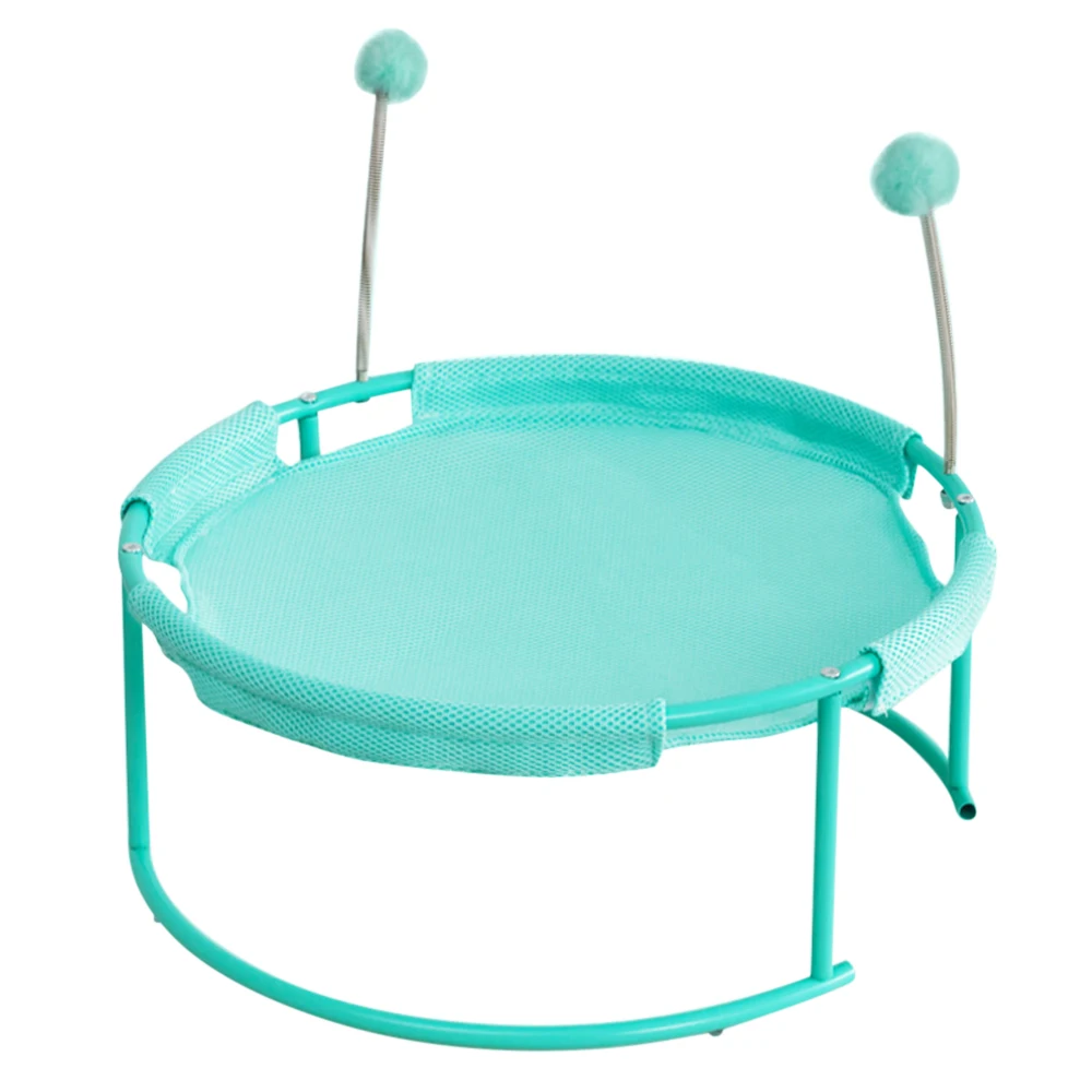 Сетчатая кошачья кровать гамак для кошек дышащая котят с висящими пружинными