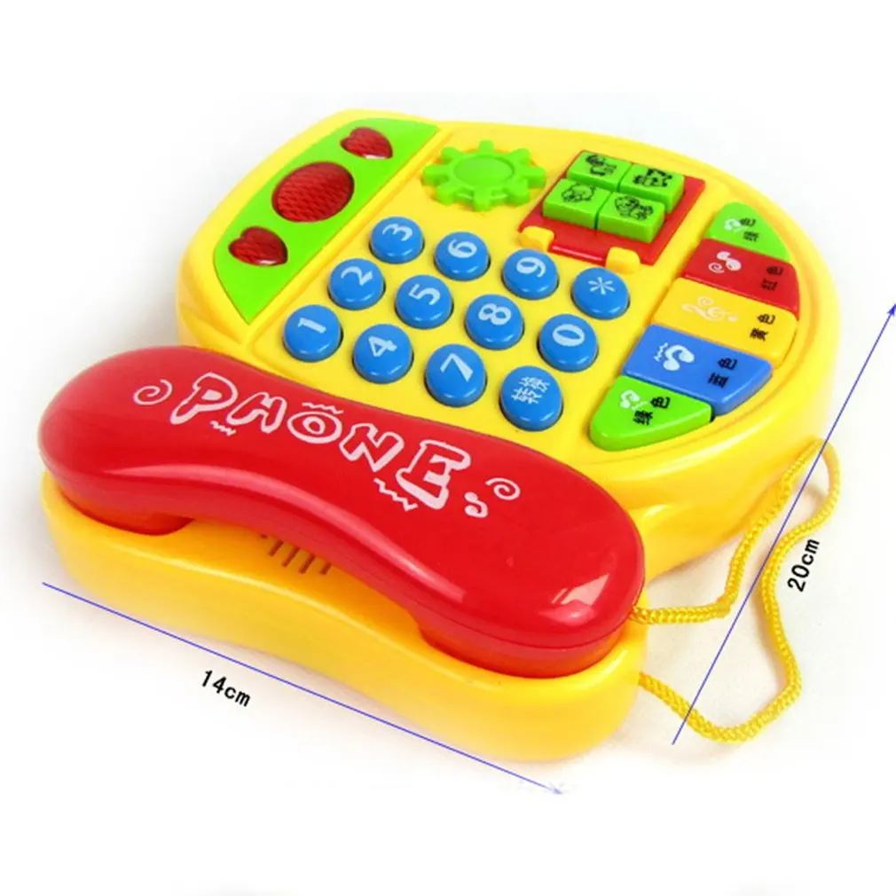 

Cartoon Buttons Phone Educational Intelligence Developmental Toy Children's Gift Learning Toy Interactive Toy
