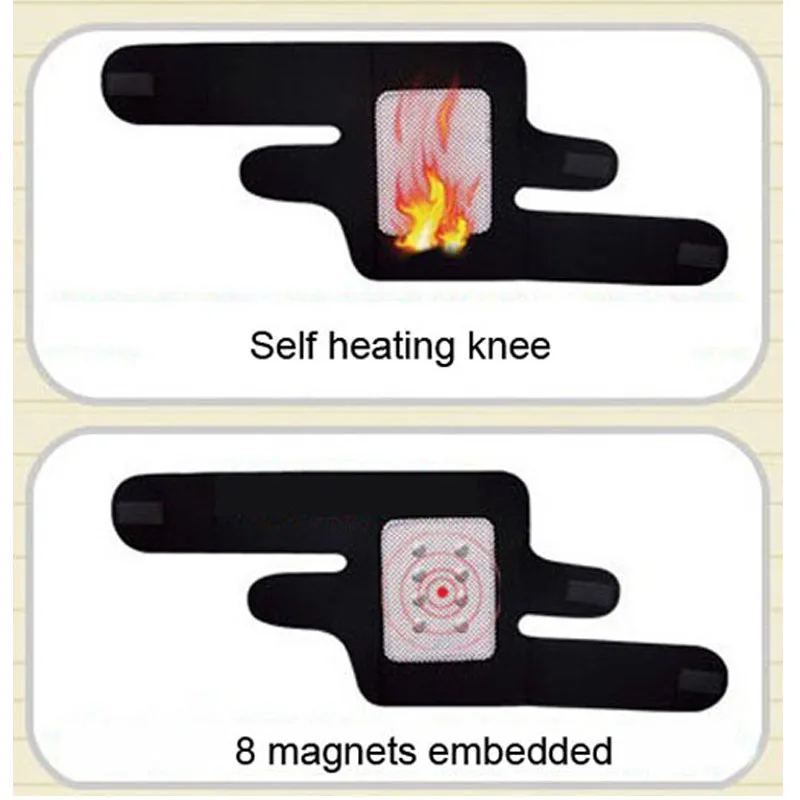 1 пара турмалиновая повязка на колено колодки для магнетической терапии с