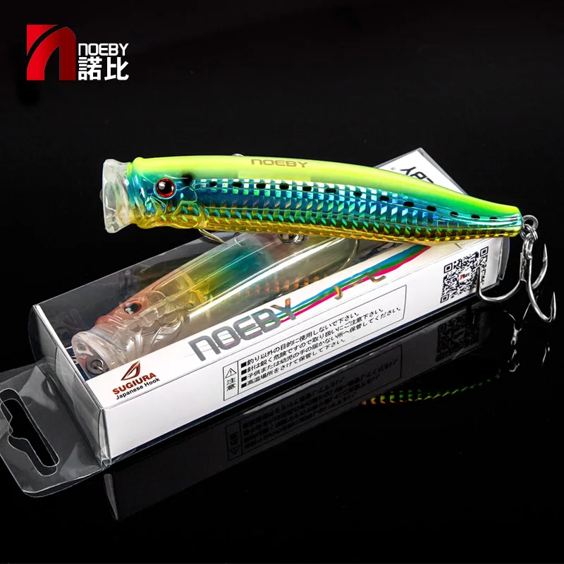 noeby Feed Popper Floating Tuna Lure 100mm 19g 120mm 29g Roosters Hard Lures Top Water 150mm 54g Saltwater For Fishing NBL9246