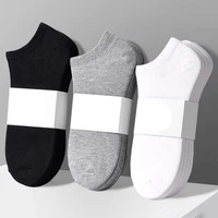 5pairslot solid color socks men women cotton short socks unisex casual business sock streetwear calcetines meias