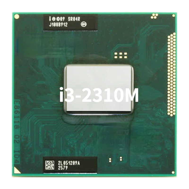 

Intel Core i3-2310M i3 2310M SR04R 2.1 GHz Dual-Core Quad-Thread CPU Porcessor L2=512M L3=3M 35W Socket G2