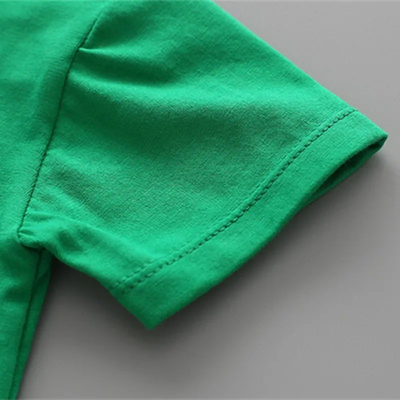 Детский комбинезон с короткими рукавами для мальчиков и девочек 4 цвета летний