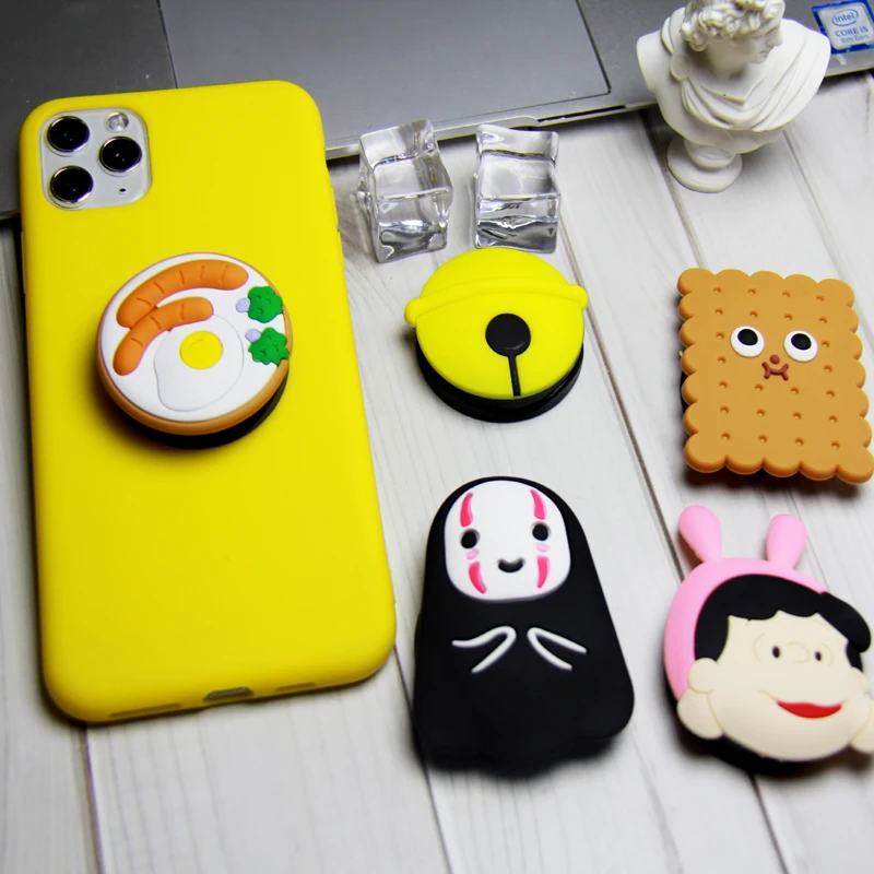 3D мультяшный держатель с кольцом на палец мобильный телефон для iphone samsung xiaomi