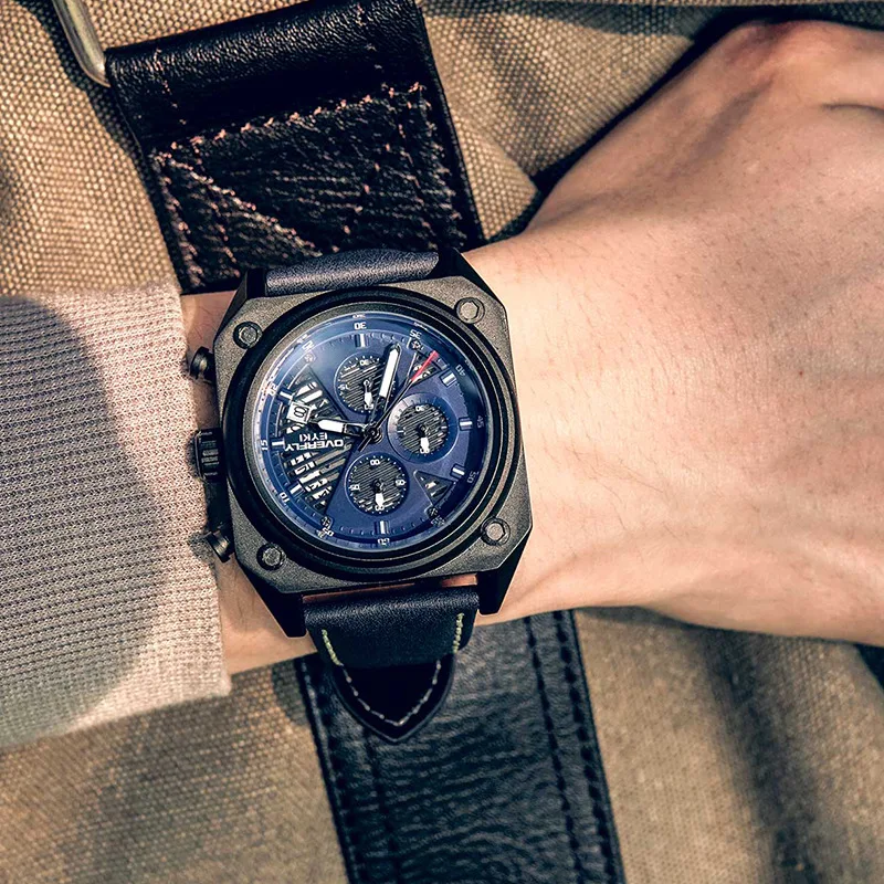 

2020 Men Watches Luxury Brand Sports Quartz Wristwatch Man Cool Leather Waterproof Wrist Watch Men Simple Business Male Clock