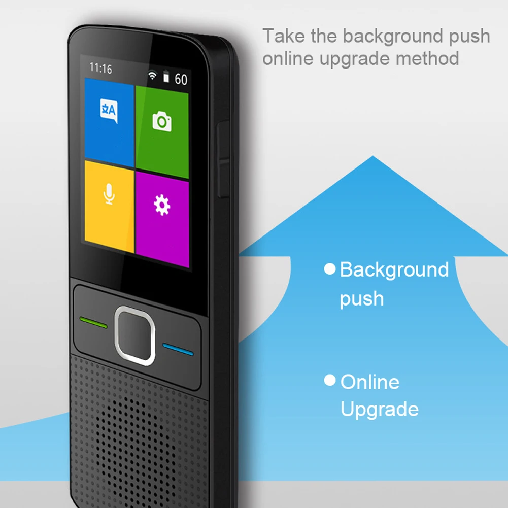 Портативный Умный голосовой переводчик 137 языков мгновенная камера фото