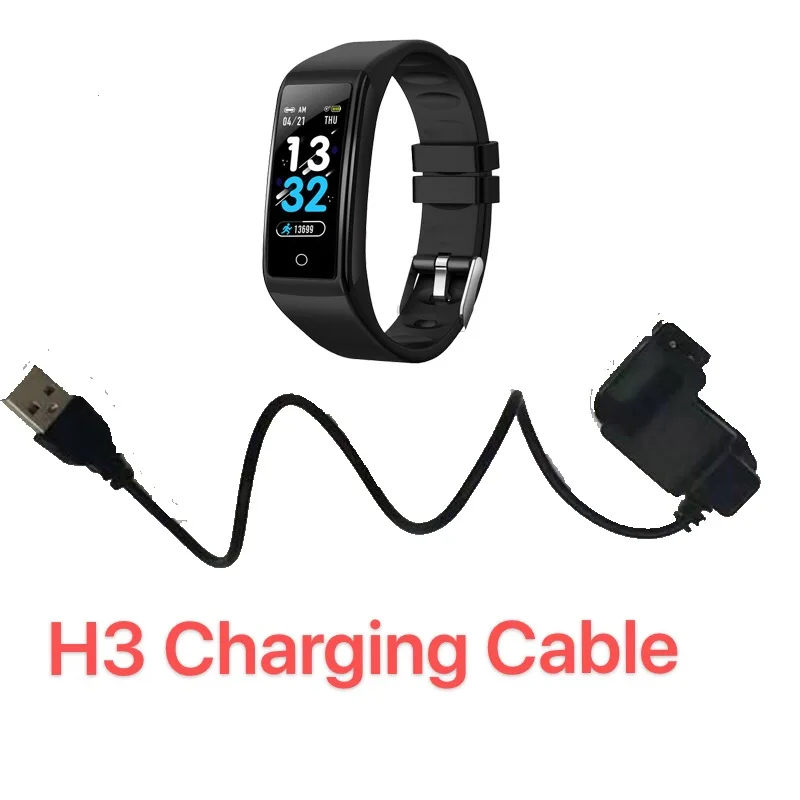 Лидер продаж умные аксессуары зарядный кабель для зарядки смарт-браслета H3 зажим