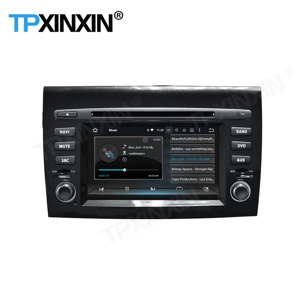 저렴한 자동차 라디오 스테레오 무선 스크린 레코더 안드로이드 D, 피아트 브라보 2007 2008 2009 2010 2011 2012 GPS 플레이어 자동 오디오 헤드 유닛