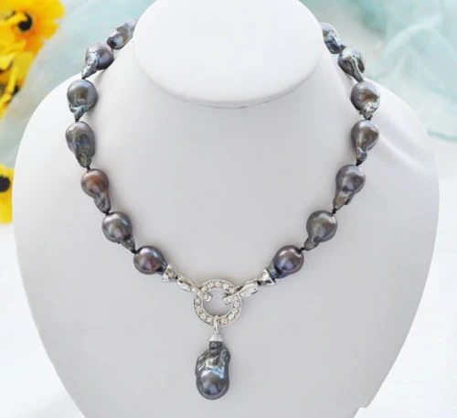 

Ювелирные изделия для женщин, 18 дюймов, 14-20 мм, в стиле барокко