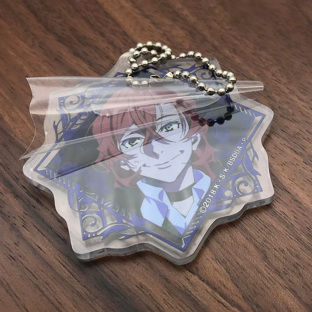 Банго бродячие собаки аниме ремень дазай Осаму Nakahara Chuuya Chuya акриловый брелок с защитной пленкой