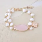 Ремешок NeeFu WoFu из пресноводного жемчуга, браслеты из натурального камня, женские браслеты, ювелирные изделия