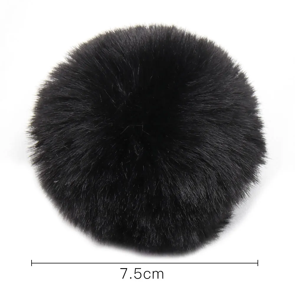 5 шт. накладные помпоны шапка помпон ручная работа искусственный шерстяной шарик