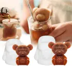 Форма для льда медведя, силиконовая искусственная, форма для мыльной свечи, кубик льда для кофе, молока, чая, конфет, помадки