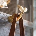 Настенные крючки в стиле ретро, настенный держатель для ключей с рисунком Кита, для хранения пальто, шляпы, настенные латунные крючки для одежды, рукоятки для дома