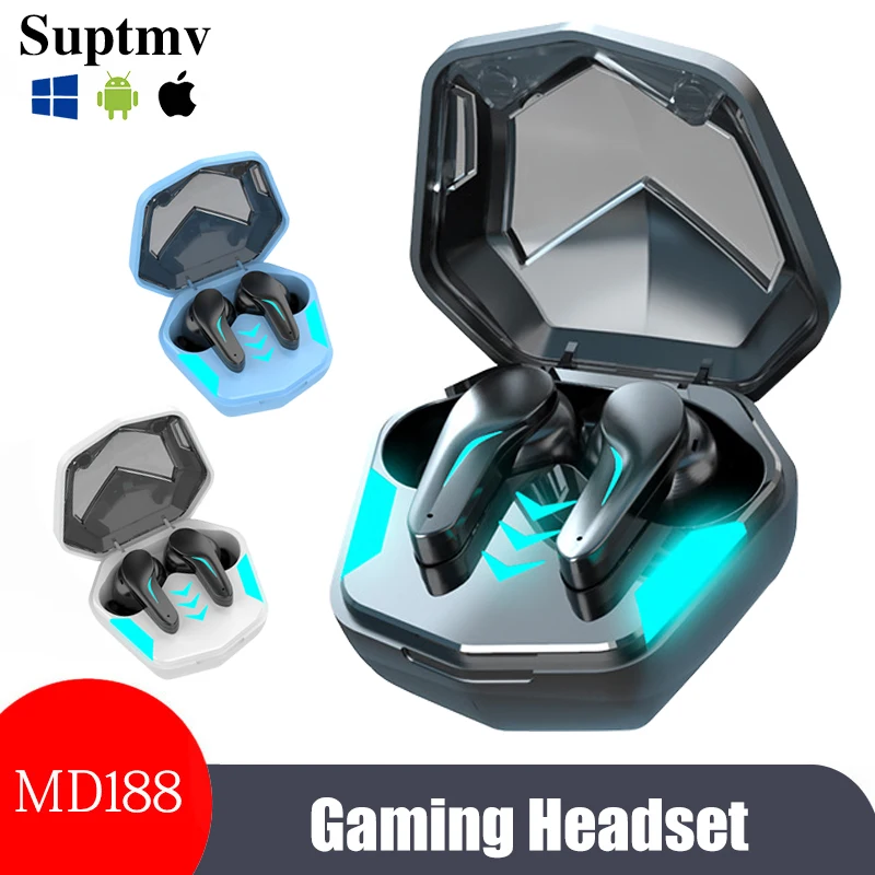 Беспроводные наушники MD188 наушники-вкладыши стерео игровая гарнитура с