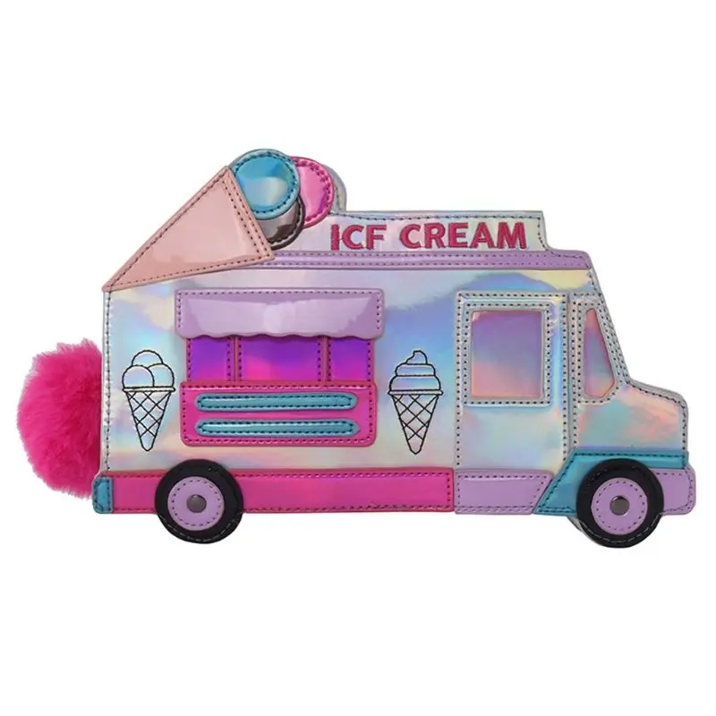 Женская сумка-мессенджер с принтом мороженого | Багаж и сумки