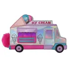 Женская сумка-мессенджер с принтом мороженого