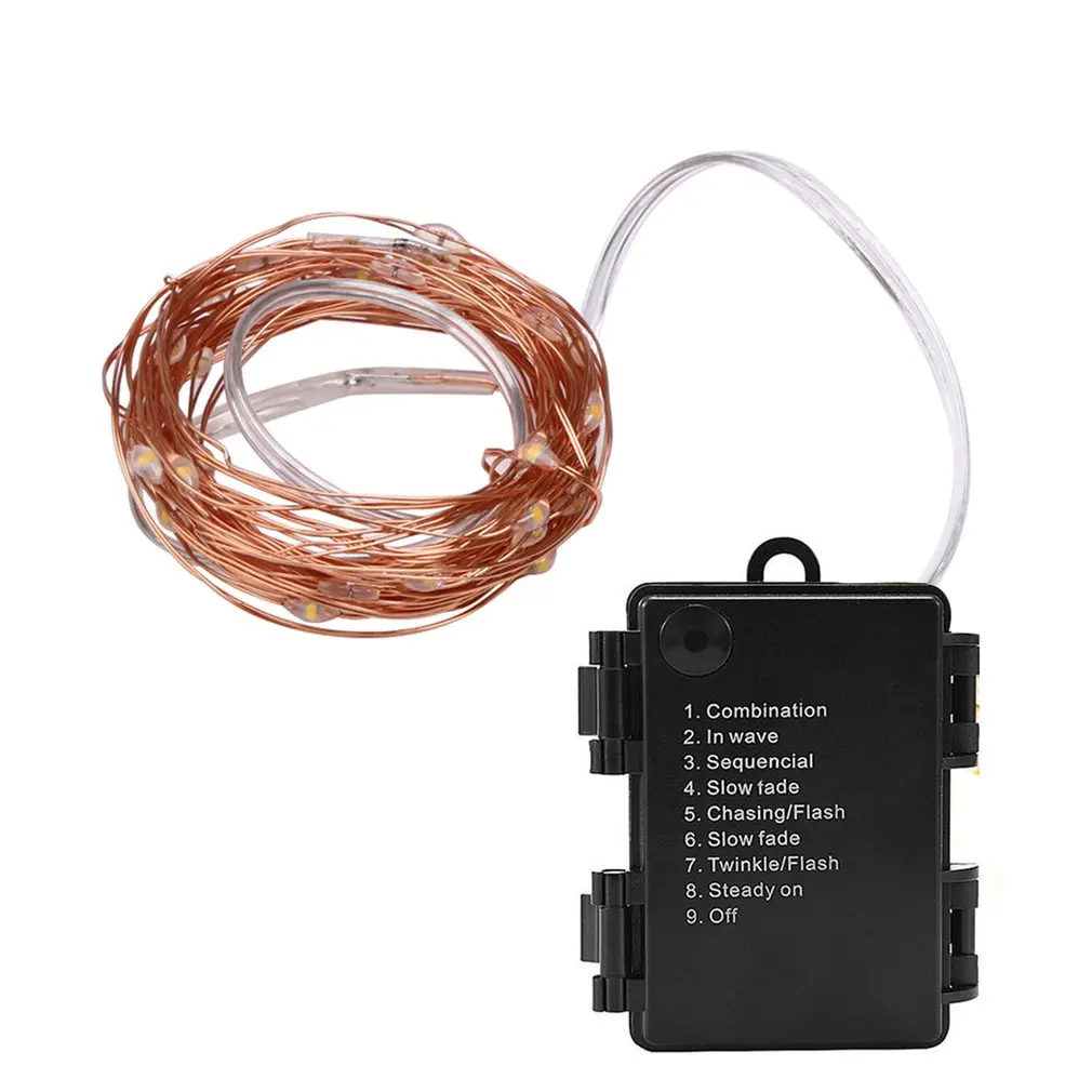 

Waterproof Fairy Light Christmas Lights Outdoor Luces Led Decoracion Copper Wire String Light For Wedding Garland Party
