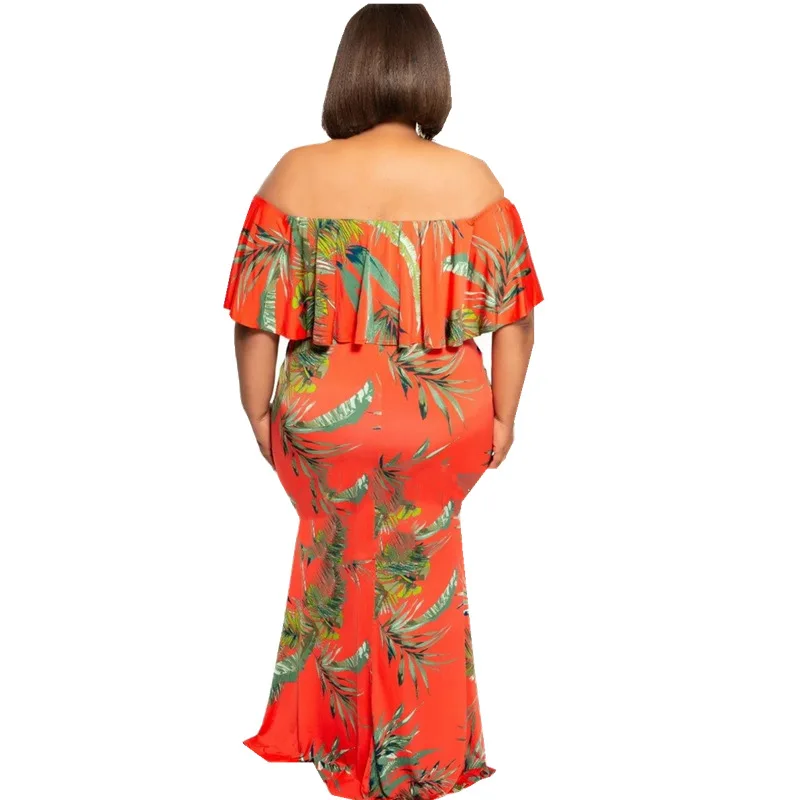 Slash Neck Summer Bohemian Beach Dress Short Sleeve Maxi Women Dresses Comfortable Vestidos Verano 2019 | Женская одежда