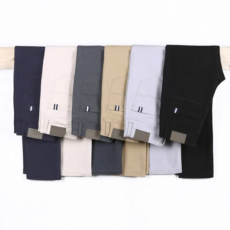 

Classic Simplicity Casual Pants Men Business Fashion 6 Colors Comfortable Cotton Stretch Straigh Jeans Trousers Male Clothing