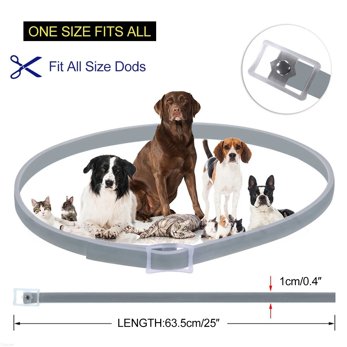 Ошейник для собак аксессуар защиты от комаров | Дом и сад