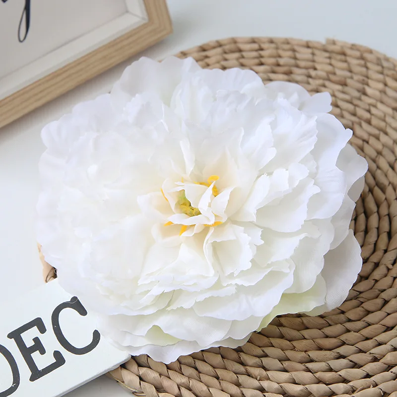 

2pcs Rose Pink Silk Peony Artificial Flower Bouquet Valentine's Day Gift DIY Home Wedding Party Decoration Fake Flowers