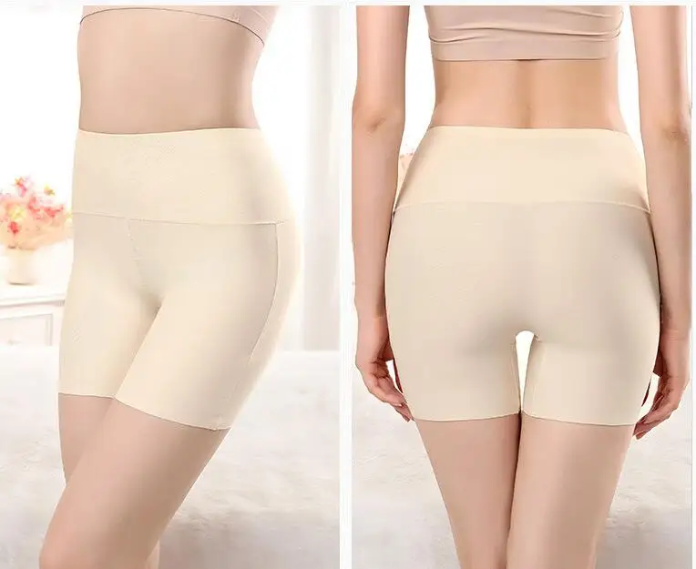 Safety Shorts Pants Women Casual Comfortable Solid Seamless Shorts Pants Underwear High Waist Panties Female Underwear
