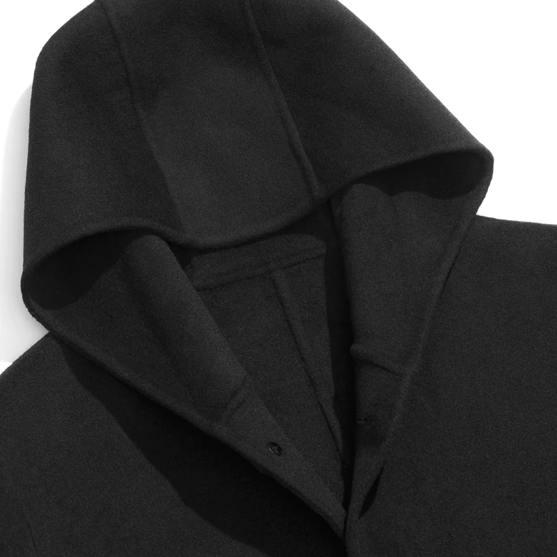 Осенне-зимнее мужское шерстяное пальто в британском стиле новый дизайн длинный