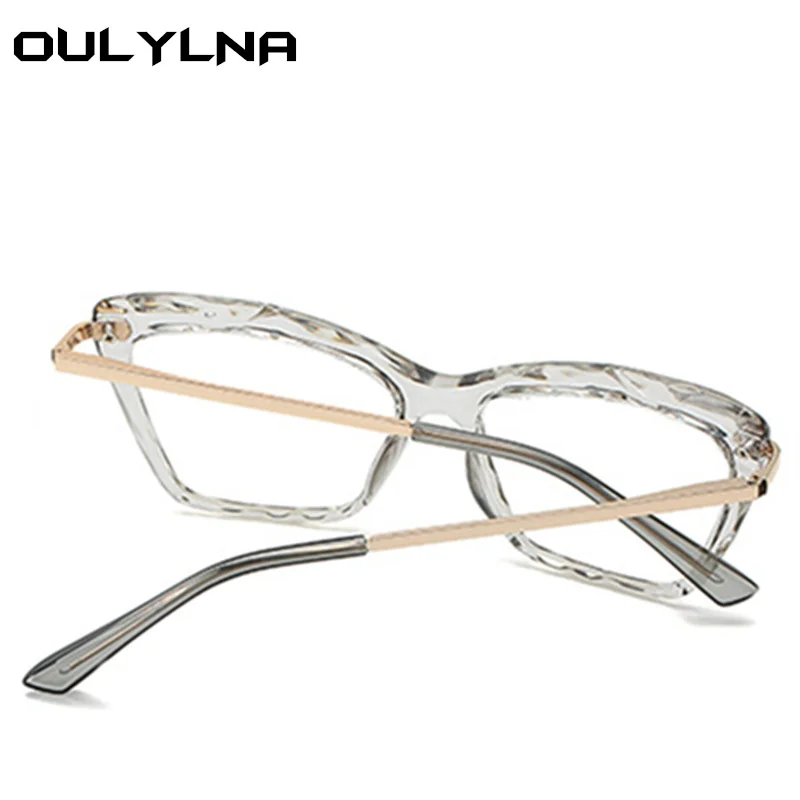 Oulylan ретро очки оправа женские компьютерные Близорукость Оптические Женские