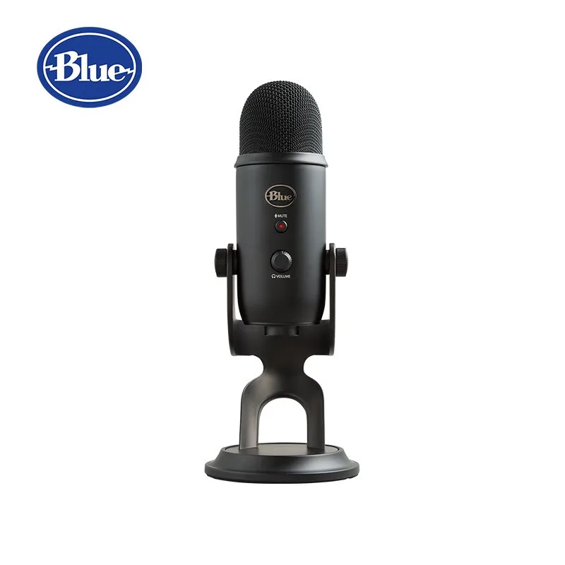 

Original Logitech Blue Yeti Condenser Microphone USB Noise Reduction Professional Recording Live Broadcast Anchor Game For Mac