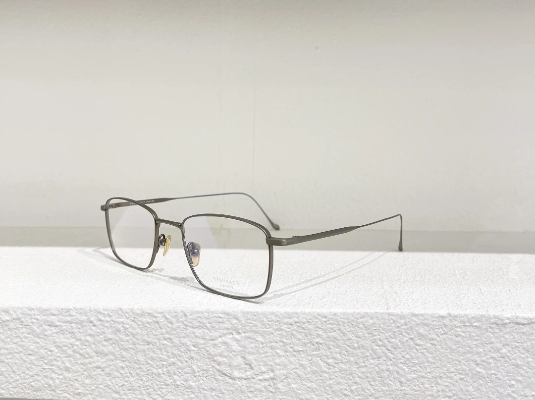 Japanese Designer Retro Glasses Pure Titanium Square Frame  Myopia Glasses Frame Can Equipped With Prescription Lenses MASUNA