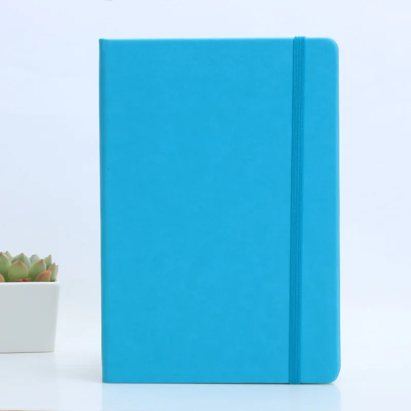 Изысканный блокнот, 4 цвета, А5, 100 лист, 80 ГСМ, блокнот, канцелярский блокнот для рисования, Дневник для рисования школьный журнал, подарок - Цвет: sky blue