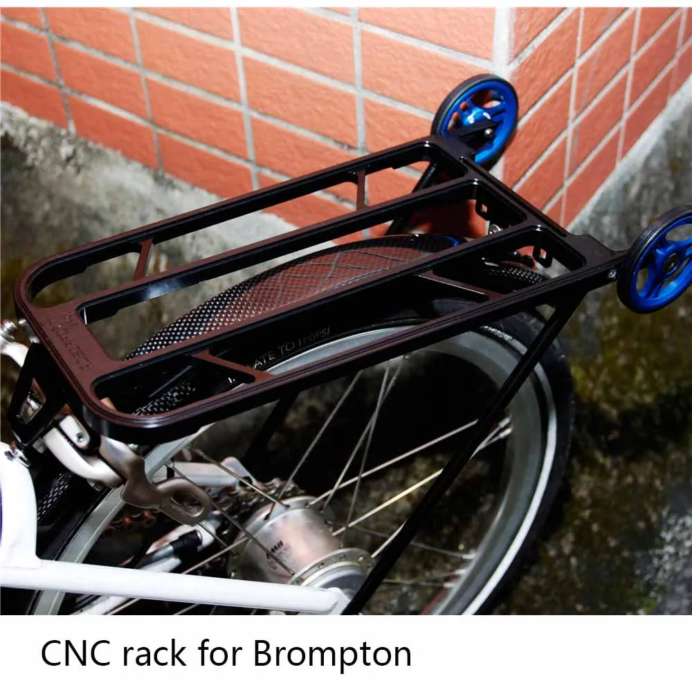 Aceoffix 364 г для велосипеда Brompton CNC Rack SR01 Алюминиевая 6 цветов полочная рама Ультра