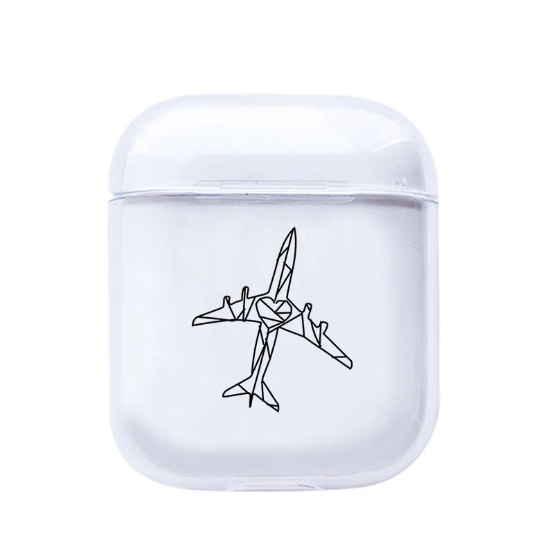 I200942 Роскошные аксессуары для карт чехол для Airpods 1 2 прозрачная Bluetooth гарнитура наушники дорожный прозрачный мягкий чехол s силиконовый чехол - Цвет: I200942