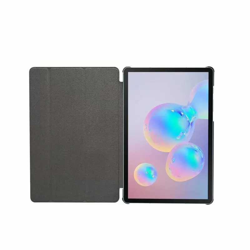 

Case For Samsung Galaxy tab S6 SM-T860 SM-T865 10.5 inch Cover With Pencil Holder Smart leather Trifold Marble Stand case