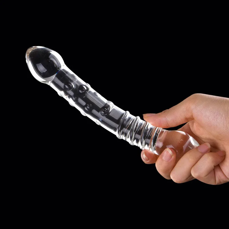 Glass Dildo Artificial Big Penis Dick Crystal Anal Ass Butt Plug Prostate Massage Masturbate Sex Toy for Adult Women Masturbator | Красота и