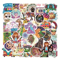 1050pcs colorful peace series graffiti hippie sticker for diy sticker on travel laptop skateboard guitar toy sticker sticker