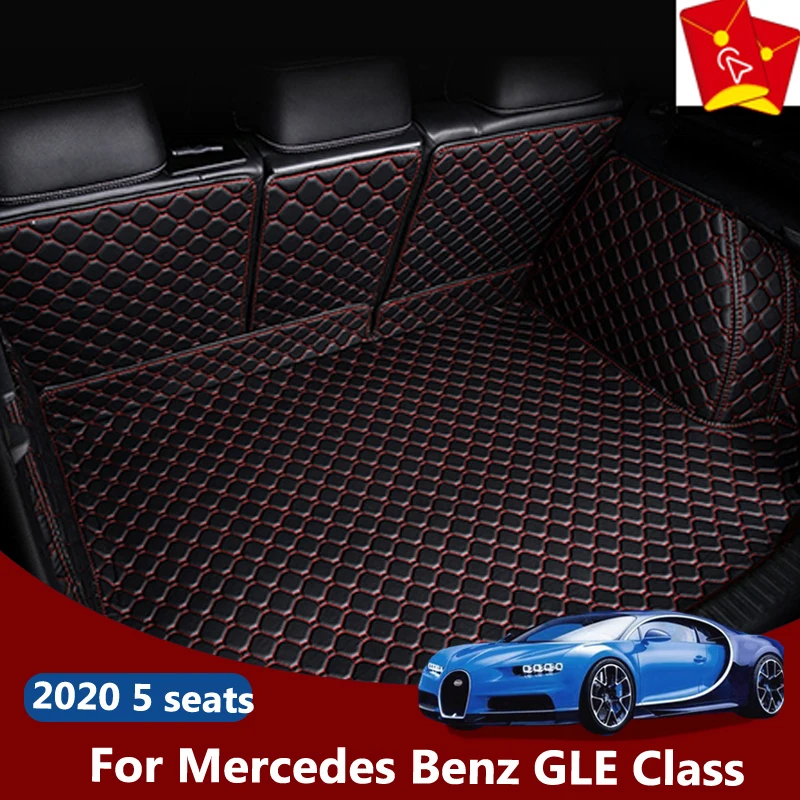 Высококачественный кожаный коврик для багажника автомобиля Mercedes Benz GLE Class 2020 5