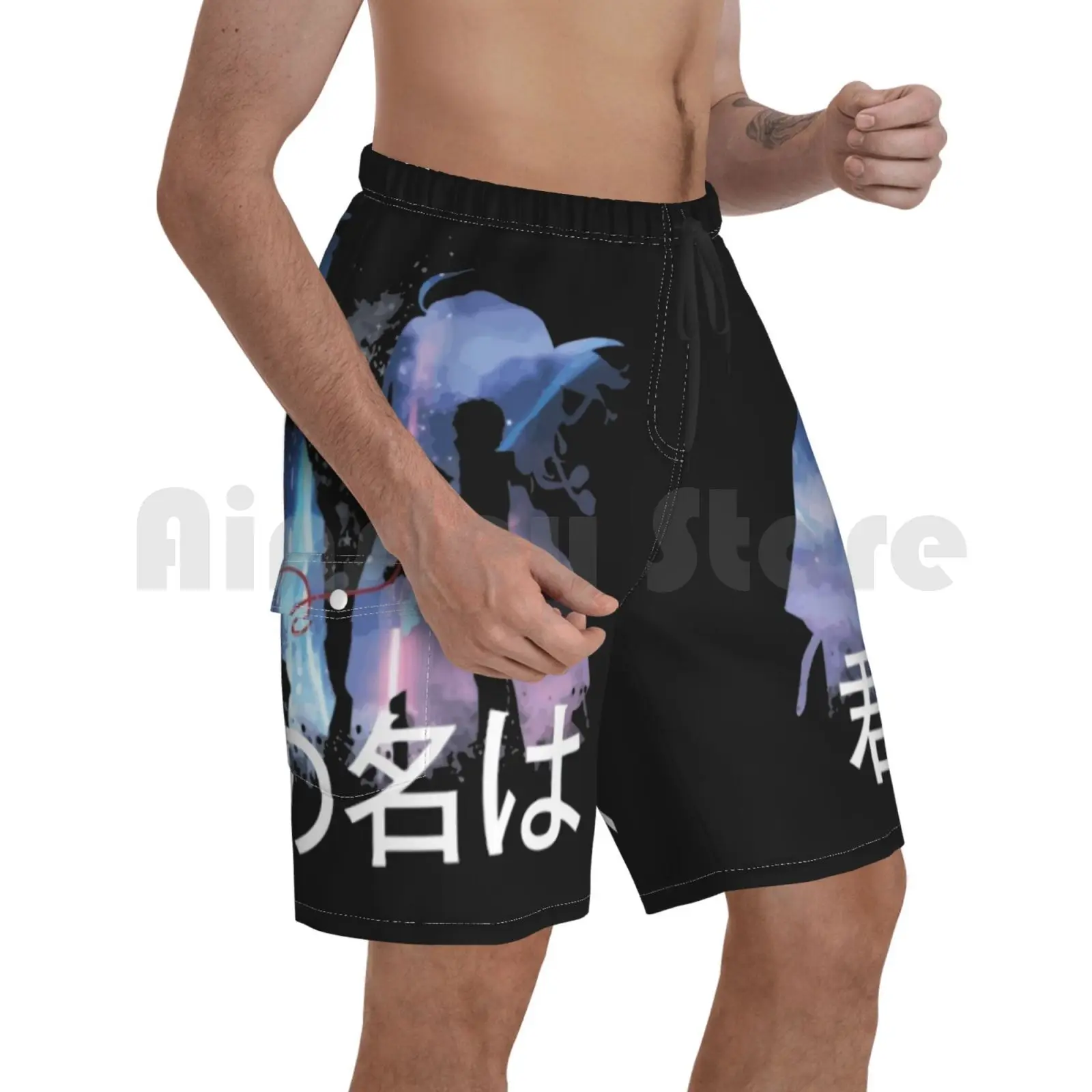 

Beach Shorts Kimi No Na Wa ( Your Name ) Anime Kimi No Na Wa Anime Anime Girl Anime Boy