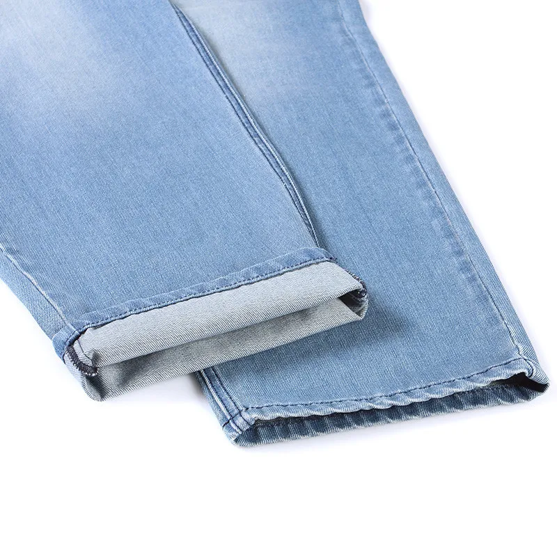 

Mens Letter Print Blue Jeans Harajuku 2021 Men Loose Fit Baggy Denim Pants Wide Leg Trousers Large Plus Size Hip Hop Jean Homme