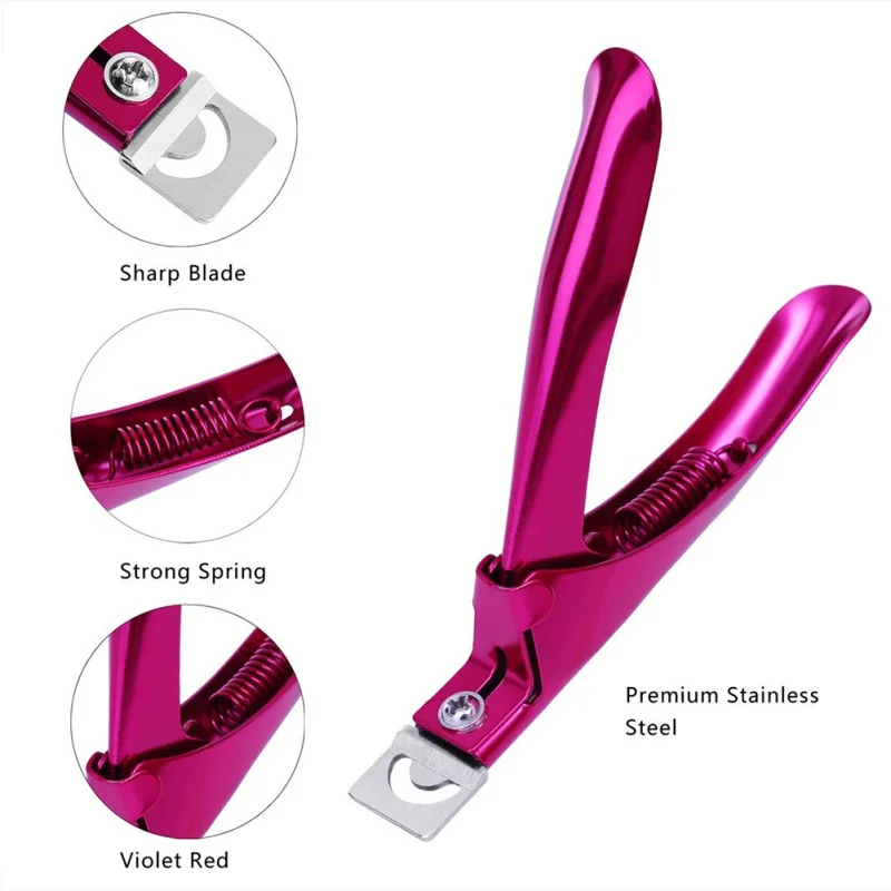 U образные кусачки для ногтей искусственные акриловые накладные кончики