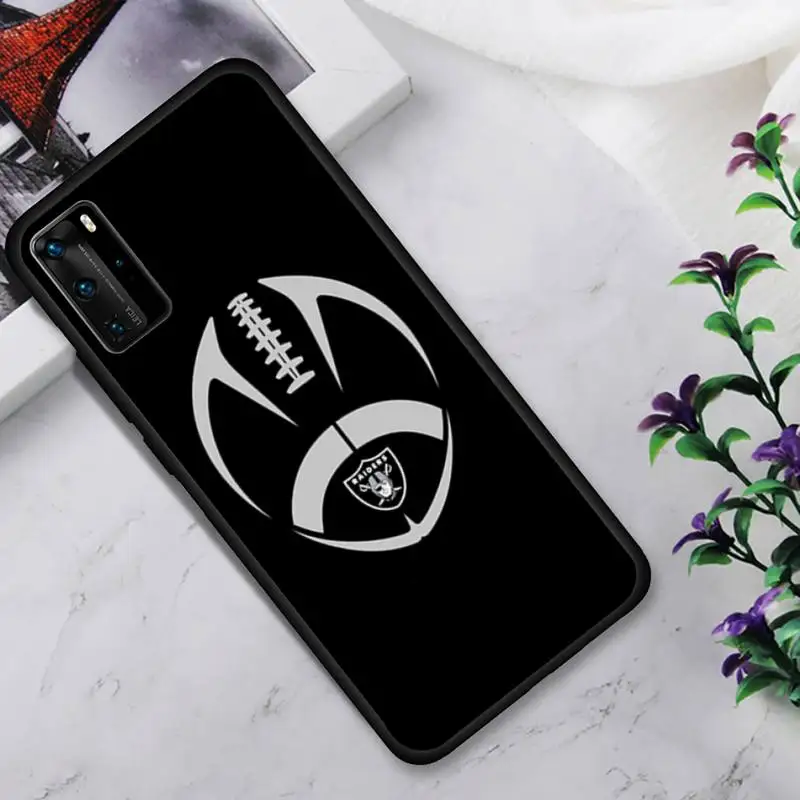 

Oakland Raiders Phone Case For Huawei Nova 2 3 4 5 7 I T Plus E Pro Se Y 5 6 7 8 9 10 P Plus Prime 2018 S Cover