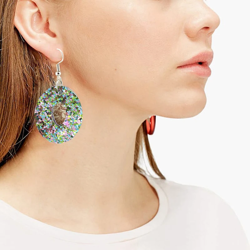 24 шт. Набор для изготовления сережек из искусственной кожи | Украшения и